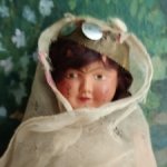Кукла целлулоидная в национальном, Франция