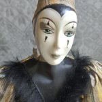 Венецианский клоун фарфоровый