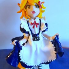 "Аниме. Фигурка Кицуне" Авторские куклы Натальи Игнатьевой