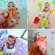 Микроскопическая леди и ее гардероб. Авторские куклы Натальи Игнатьевой