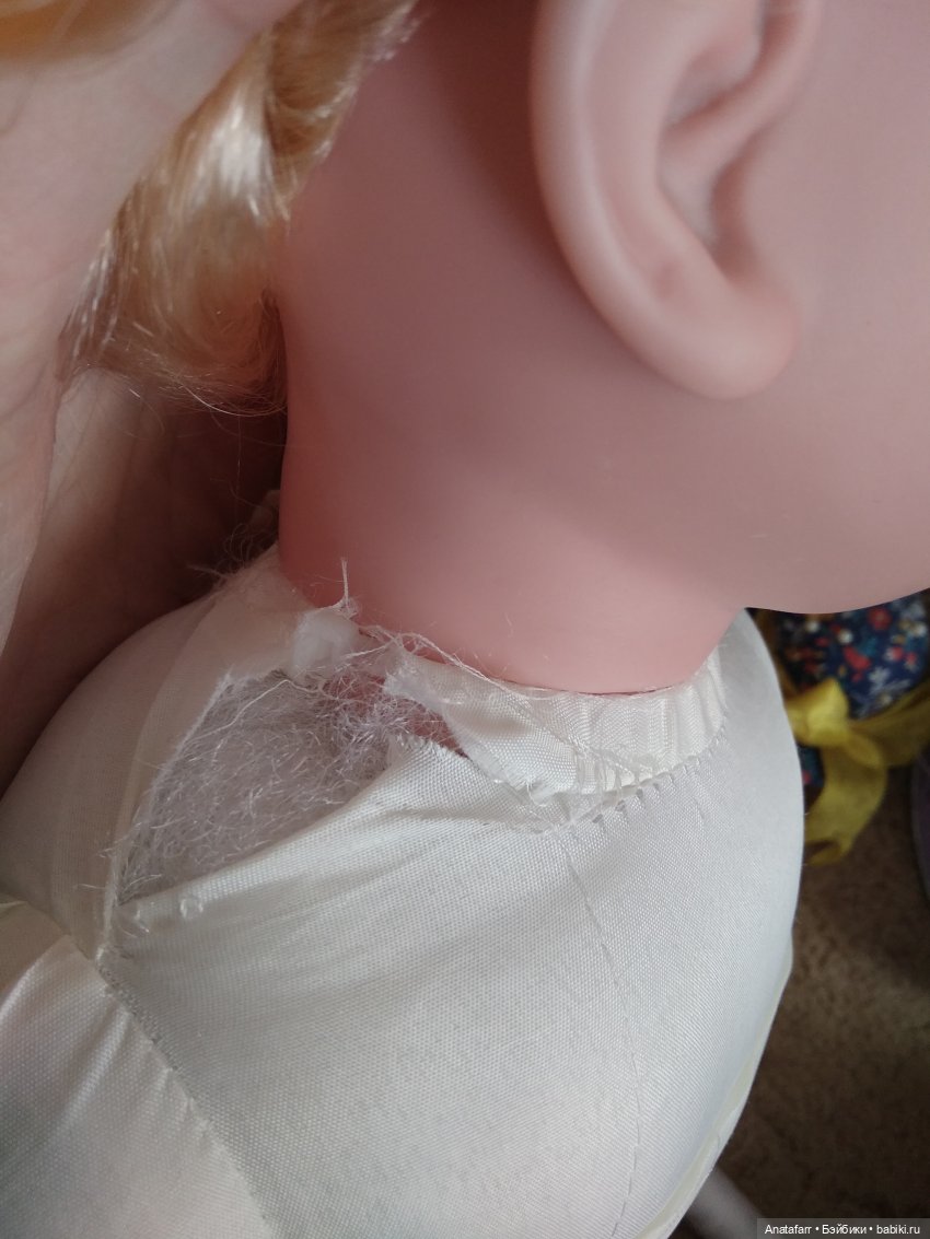 Быстротопик. Починка ножки мягконабивной кукле (фото 6)