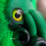 Крошка Ктулху зеленый пушистый