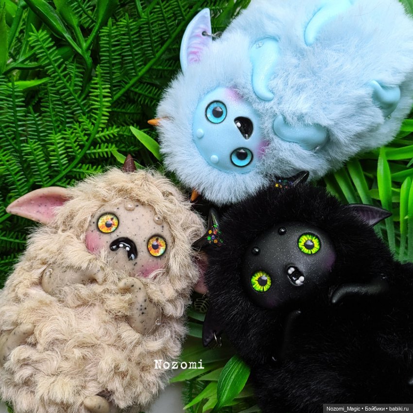 Порция лесных духов — Игрушки в смешанной технике (мех и глина): Арт (фото 3)