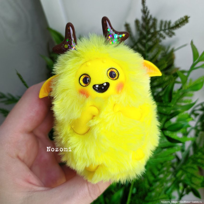 Порция лесных духов — Игрушки в смешанной технике (мех и глина): Арт (фото 7)