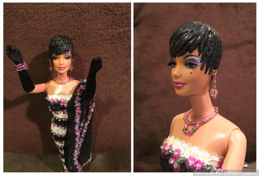 Liza Minnelli Doll - Mattel 1991, Jim Faraone Gown Makeover Barbie Vintage