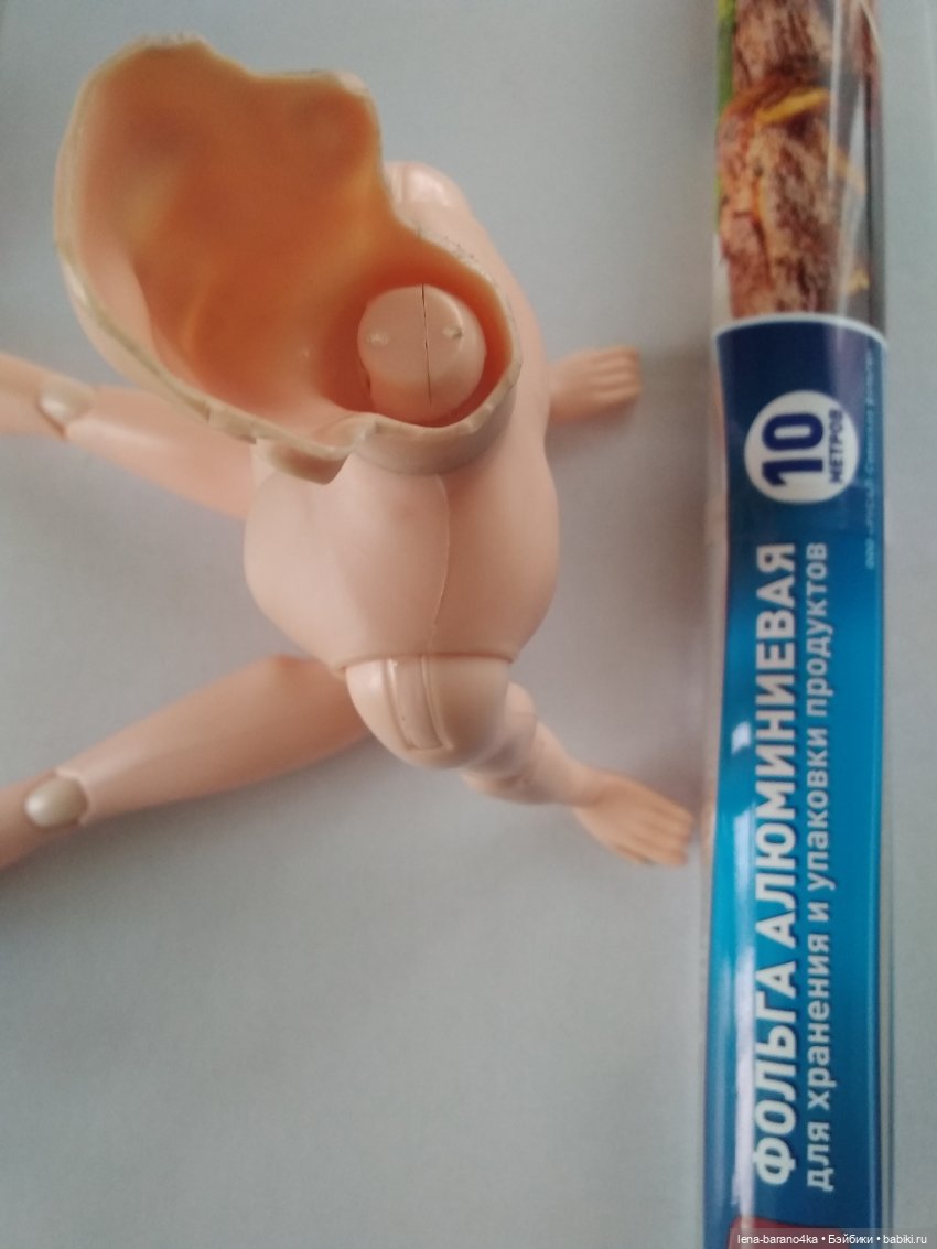 М.К. Артур часть 1 - молдированные волосы модифицируем под парик | Бэйбики М.К. Артур часть 1 - молдированные волосы модифицируем под парик (фото 6)