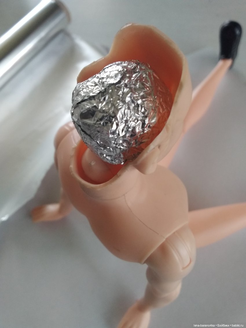 М.К. Артур часть 1 - молдированные волосы модифицируем под парик | Бэйбики М.К. Артур часть 1 - молдированные волосы модифицируем под парик (фото 8)