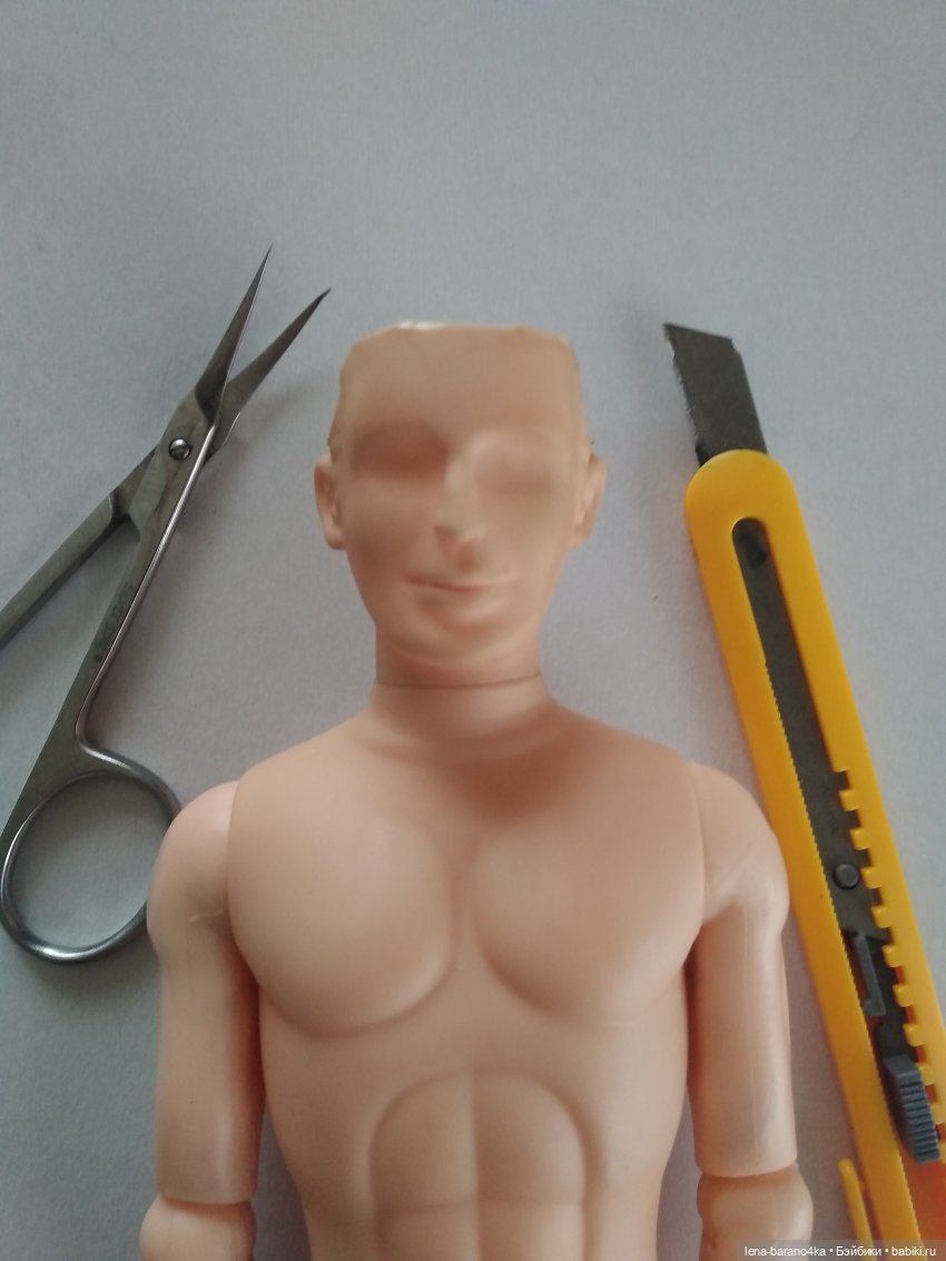 М.К. Артур часть 1 - молдированные волосы модифицируем под парик | Бэйбики М.К. Артур часть 1 - молдированные волосы модифицируем под парик (фото 2)