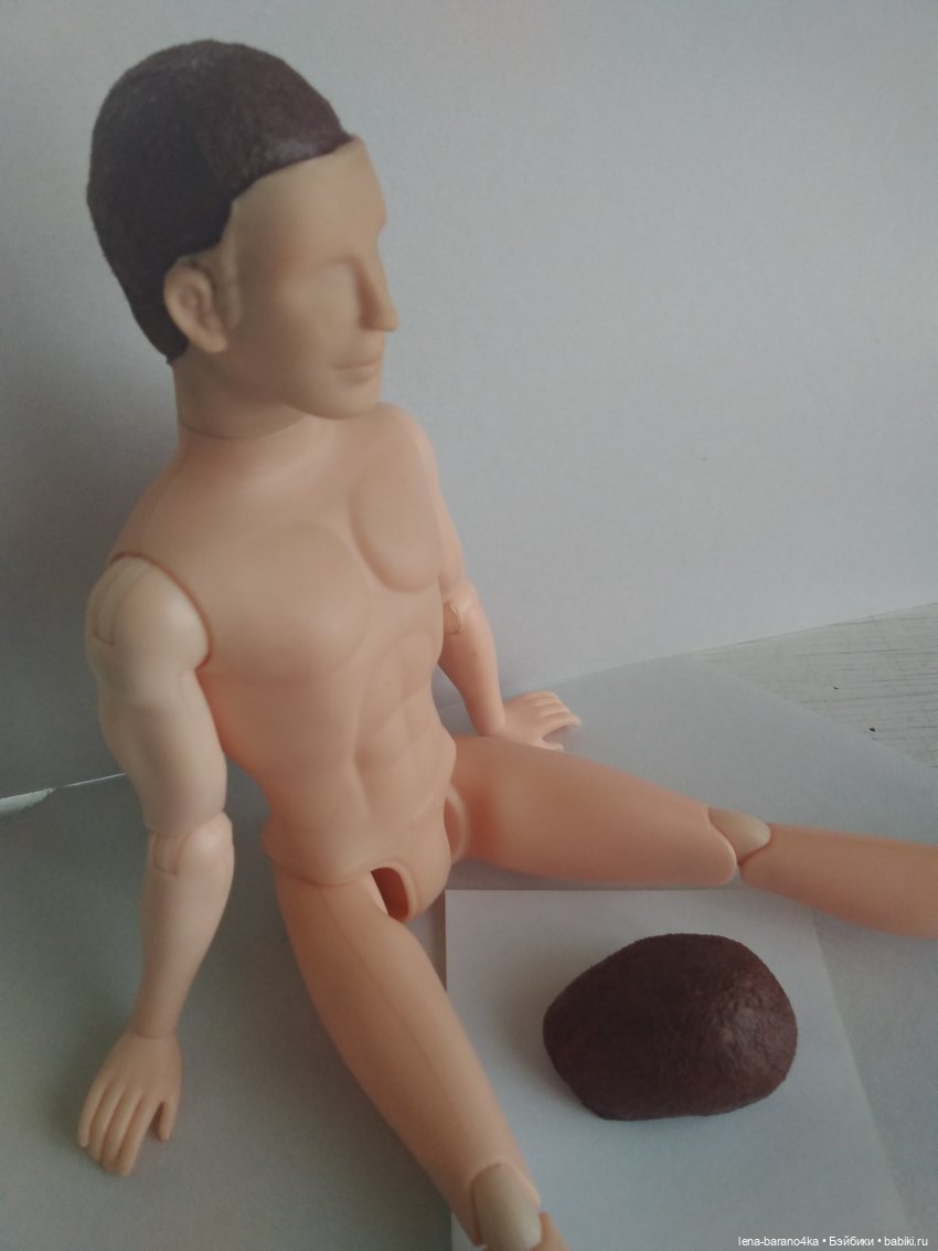 М.К. Артур часть 1 - молдированные волосы модифицируем под парик | Бэйбики М.К. Артур часть 1 - молдированные волосы модифицируем под парик