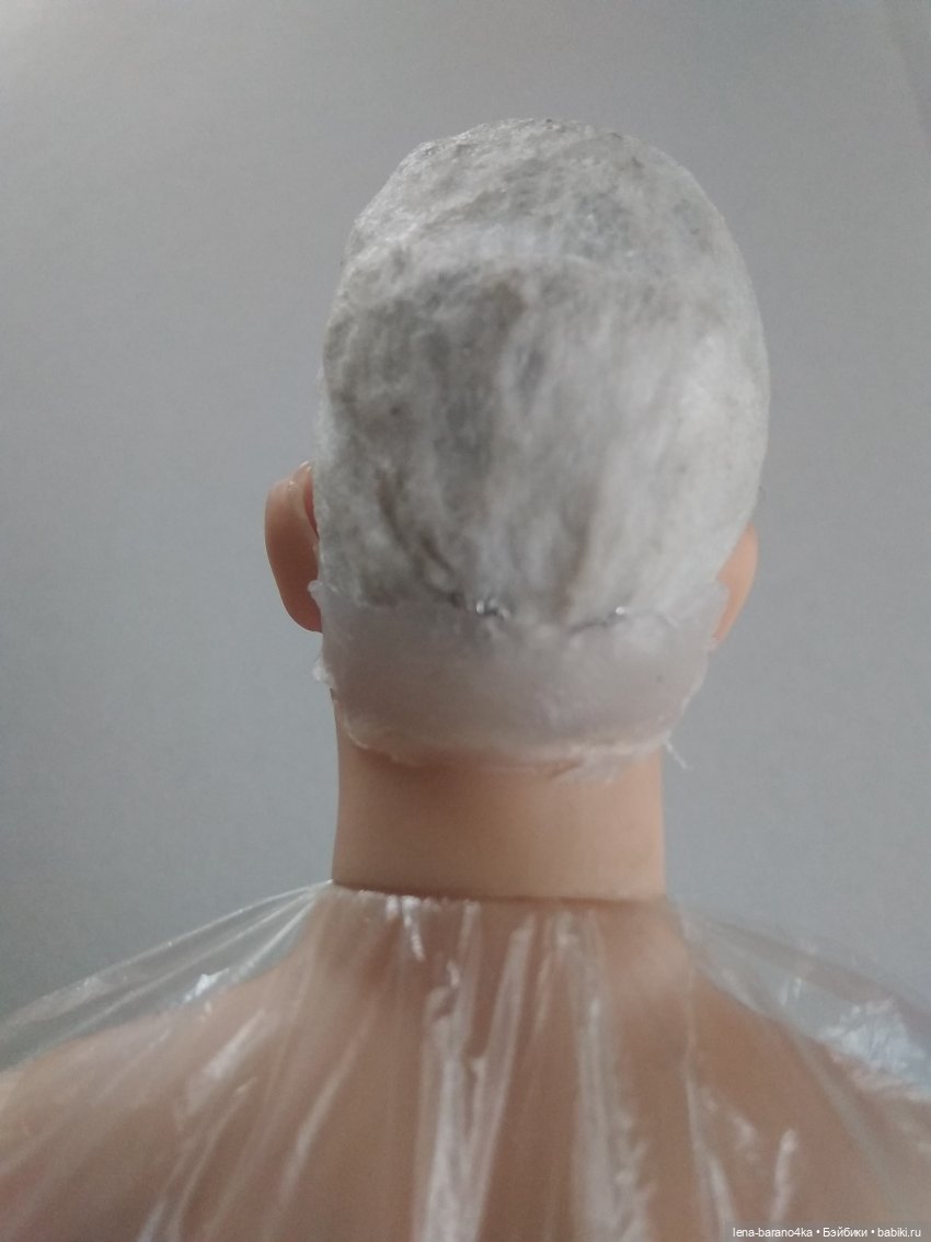 М.К. Артур часть 1 - молдированные волосы модифицируем под парик | Бэйбики М.К. Артур часть 1 - молдированные волосы модифицируем под парик