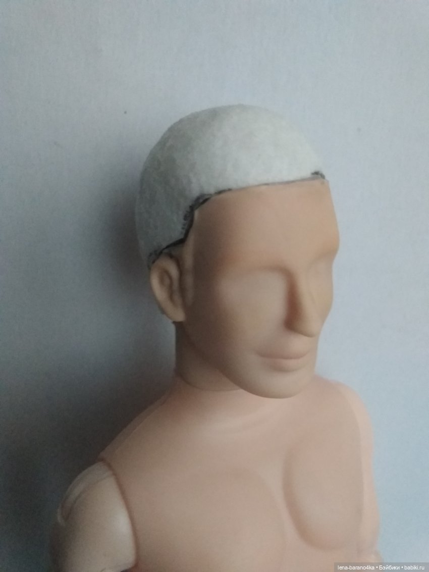 М.К. Артур часть 1 - молдированные волосы модифицируем под парик | Бэйбики М.К. Артур часть 1 - молдированные волосы модифицируем под парик