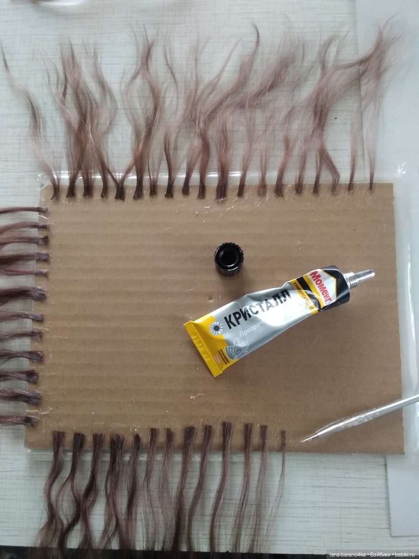 М.К. Артур часть 2 - ещё один способ сделать парик (фото 7)