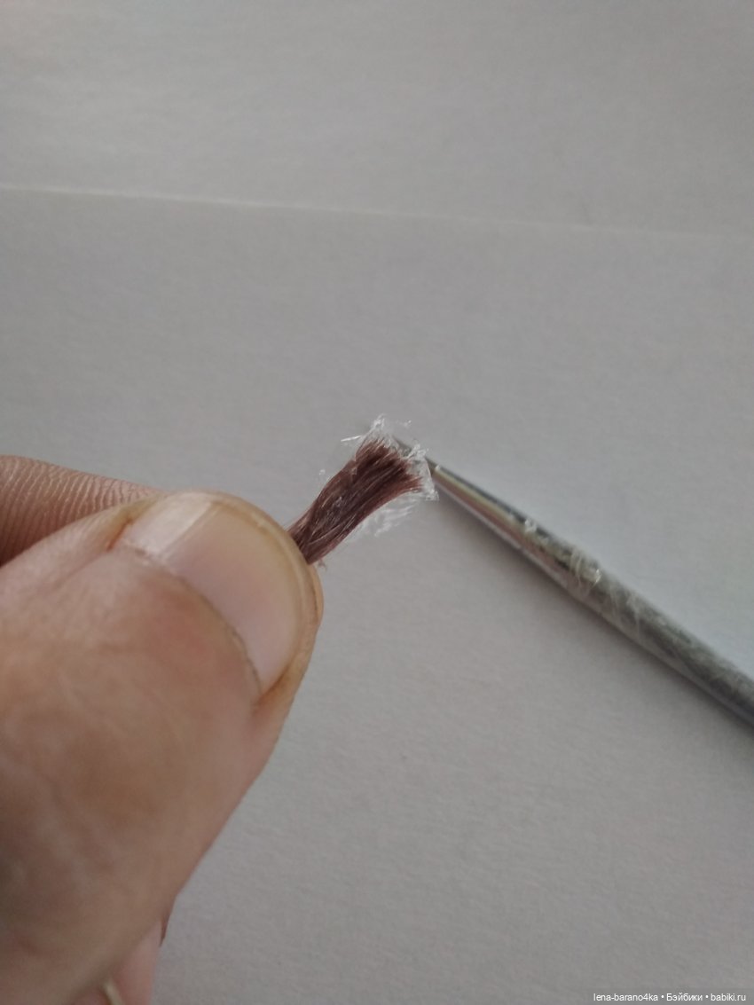 М.К. Артур часть 2 - ещё один способ сделать парик (фото 9)