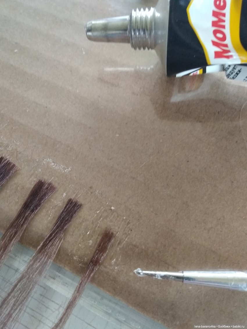 М.К. Артур часть 2 - ещё один способ сделать парик (фото 5)