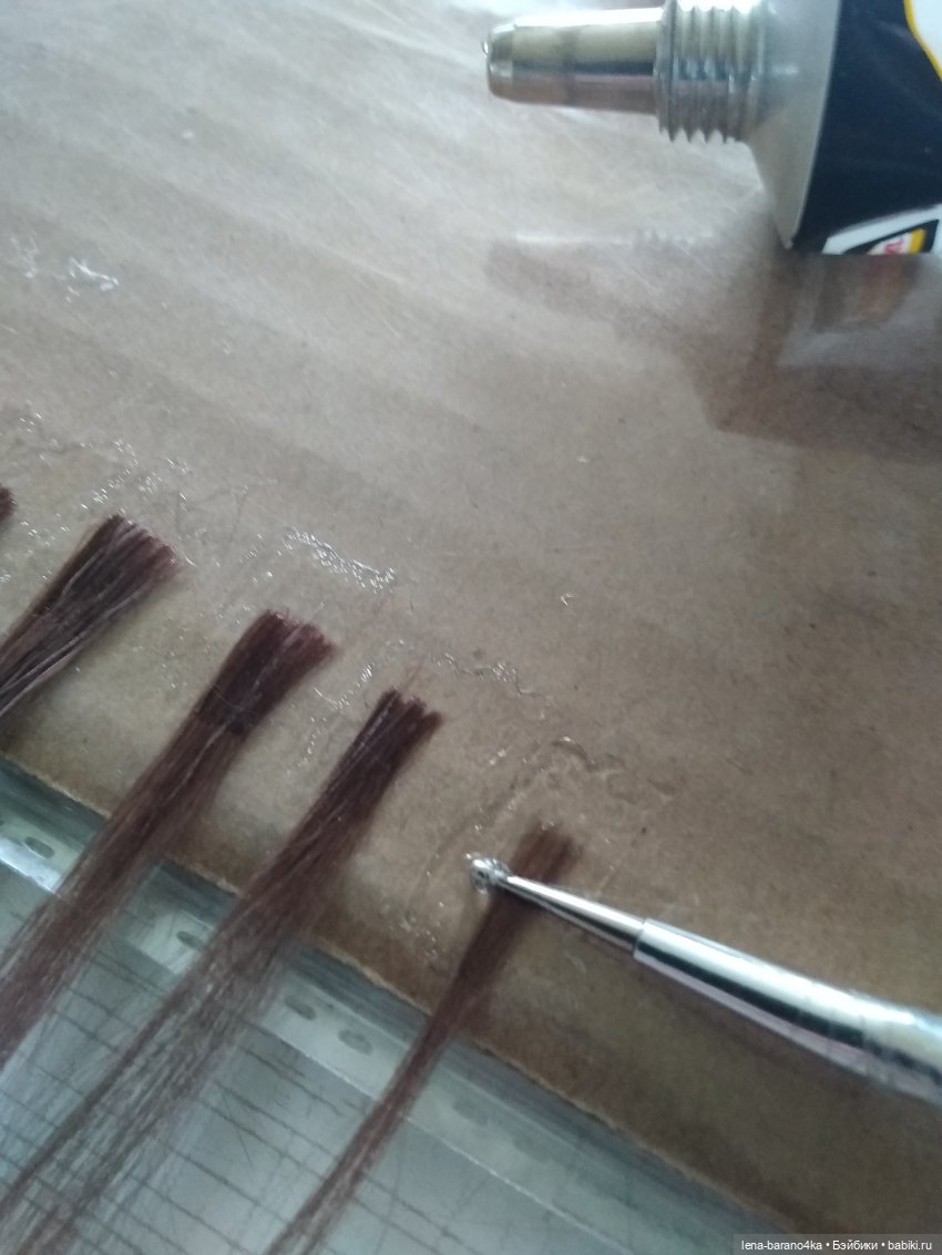 М.К. Артур часть 2 - ещё один способ сделать парик (фото 4)