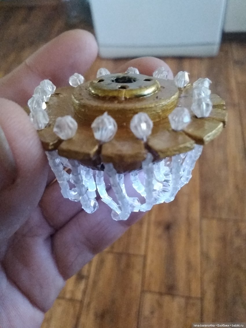 Мой мини мир 5. Освещение - люстра. МК часть 3