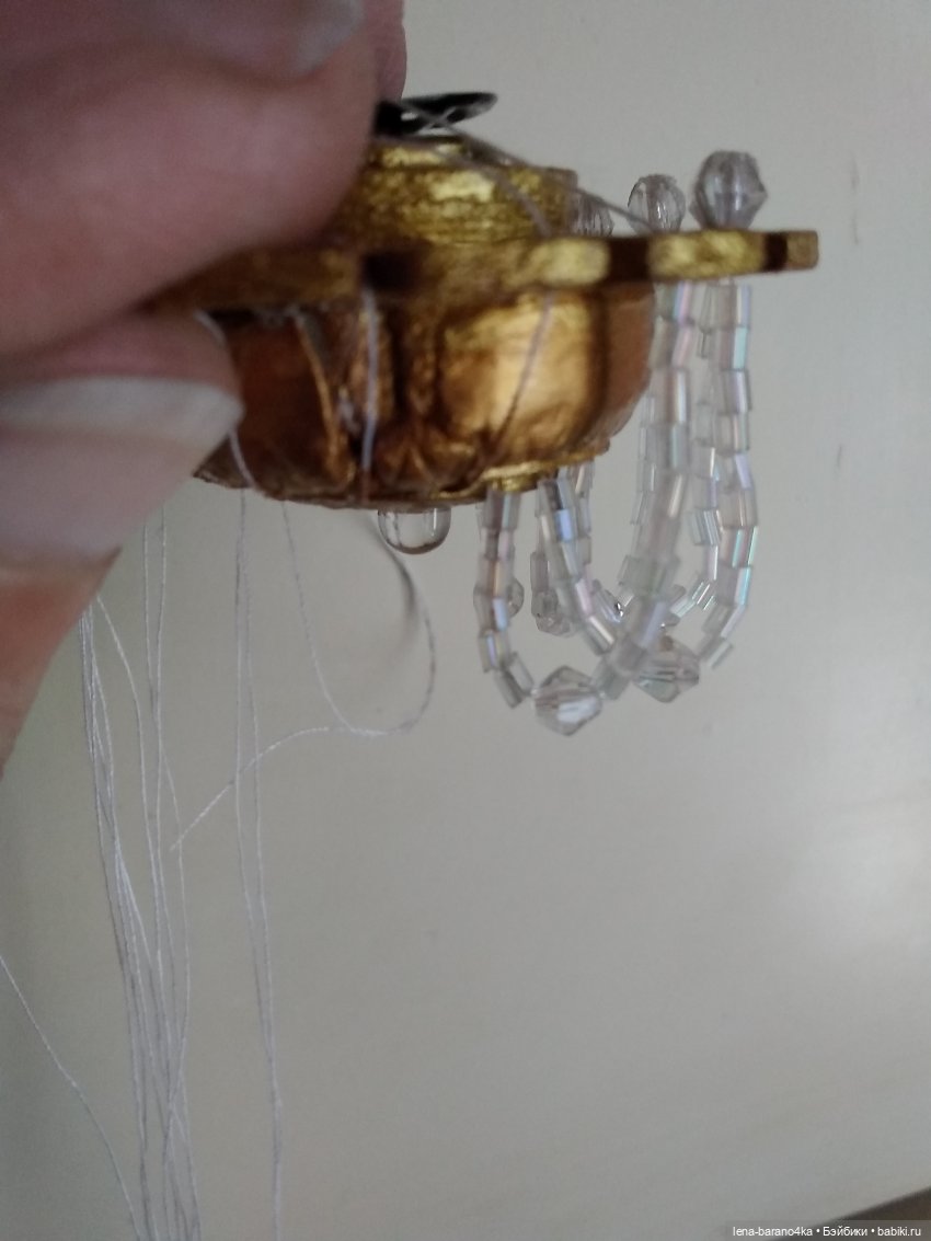 Мой мини мир 5. Освещение - люстра. МК часть 3