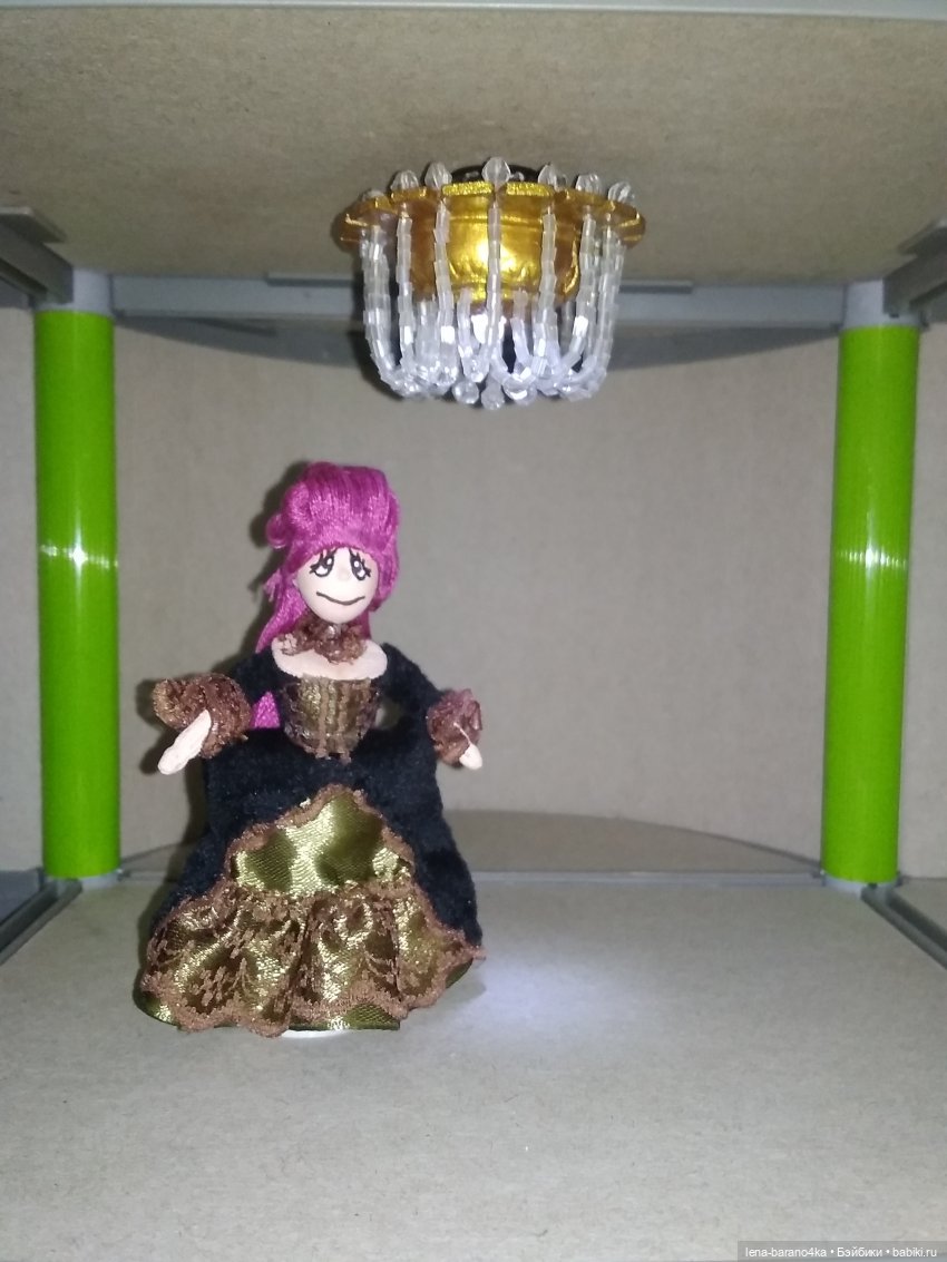 Мой мини мир 5. Освещение - люстра. МК часть 3