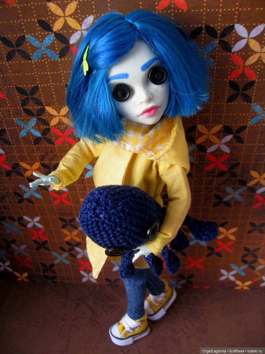 Коралина ООАК на базе Скары Скримс ALL4DOLL Коралина