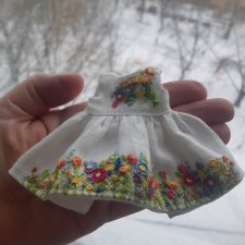 Цветы на снегу