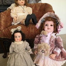 Антикварная кукла Мадам Хендрен