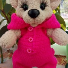 Медвежонок крючком