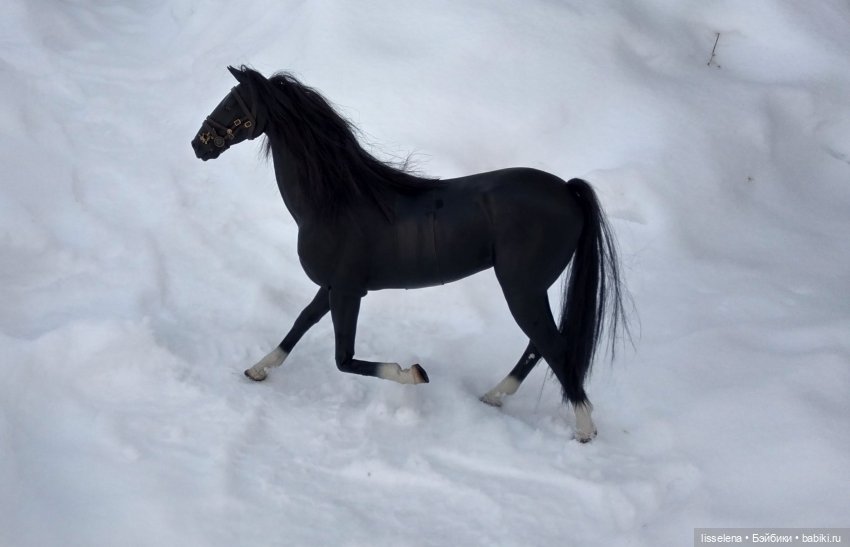 Шарнирный конь/лошадь в формате 1/6