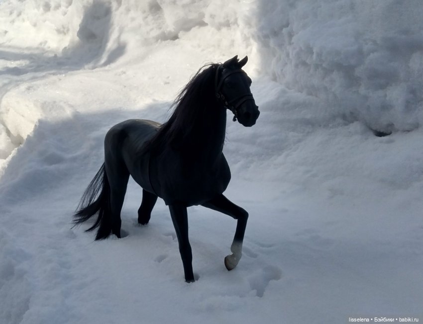 Шарнирный конь/лошадь в формате 1/6