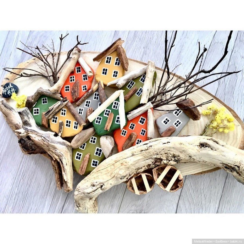 Сказочные деревеньки на стене: Домики-панно от rebelrockhouse | Бэйбики Сказочные деревеньки на стене: Домики-панно от rebelrockhouse (фото 2)