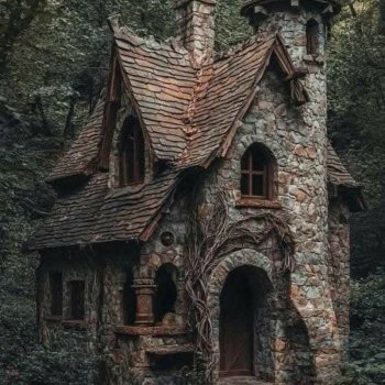 Сказочная архитектура: ИИ-домики и реальные дворцы как идеи