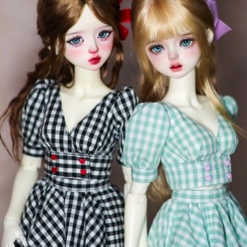 Выкройка платья для BJD