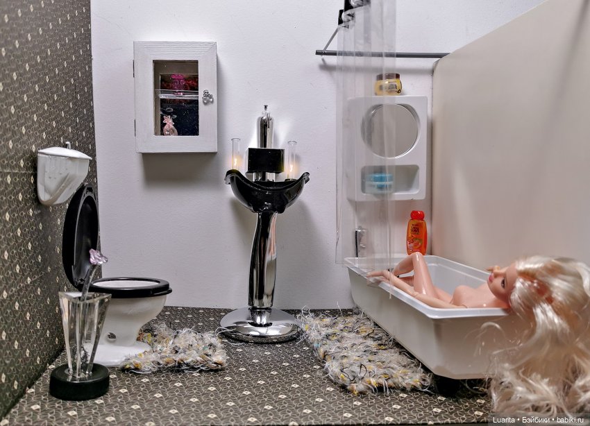 #LOL Ванная комната для кукол LOL Surprise своими руками DIY . Cборник