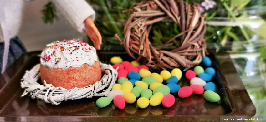 Пасхальные украшения — Кукольная миниатюра своими руками: еда (фото 2)