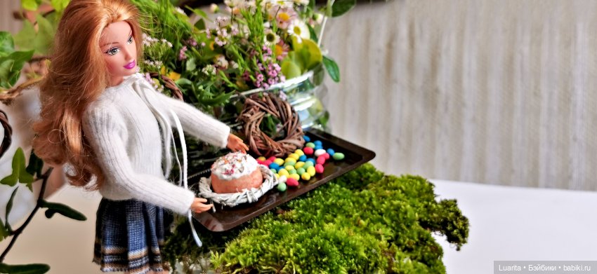 Пасхальные украшения — Кукольная миниатюра своими руками: еда (фото 3)