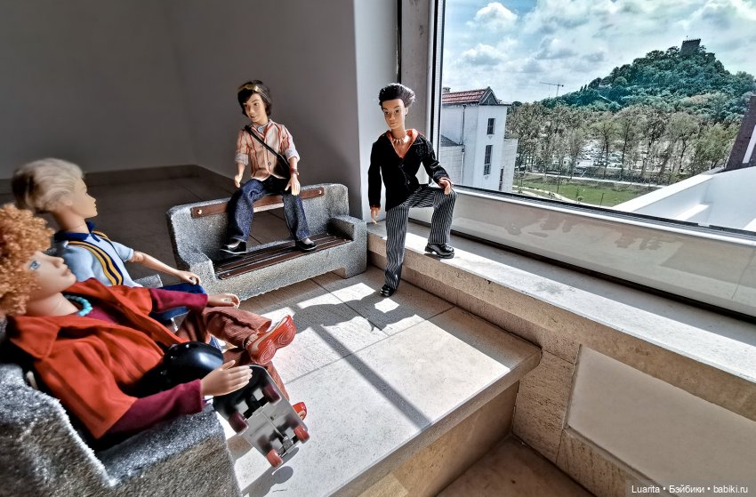 Парковые скамейки из пенопласта (фото 8)