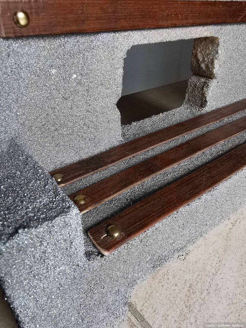 Парковые скамейки из пенопласта (фото 4)