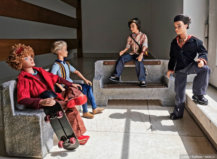 Парковые скамейки из пенопласта