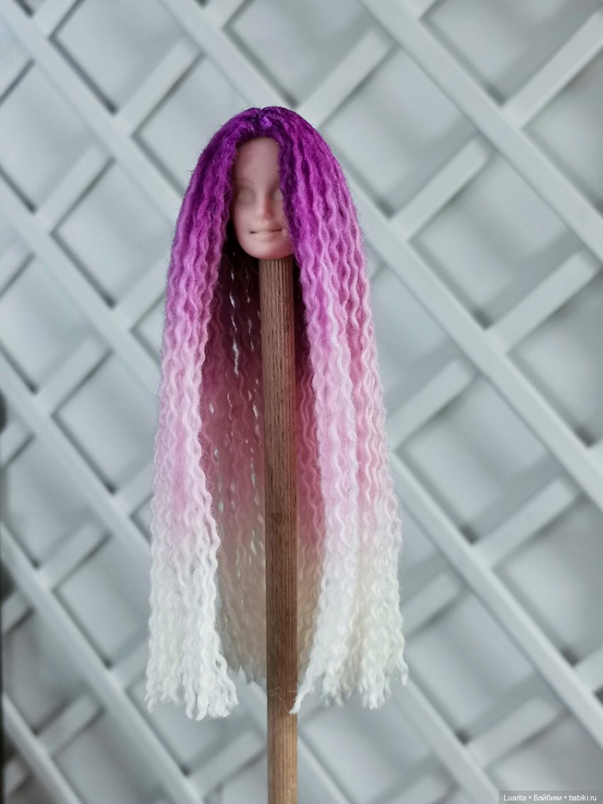 Попытка №1 создать дреды из шерстяной пряжи | Бэйбики Попытка №1 создать дреды из шерстяной пряжи