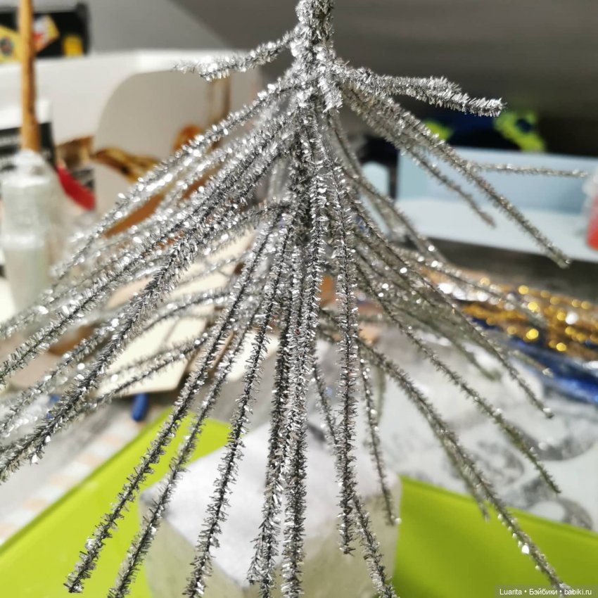 Ёлка из синельной проволоки (фото 4)