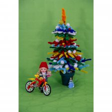 Ёлка из синельной проволоки