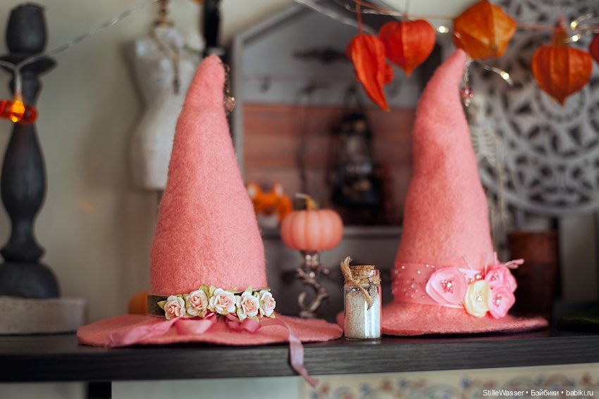 Ведьминские шляпы — Одежда и обувь для кукол своими руками: фото (фото 7)