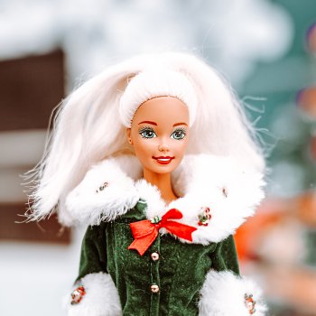 Поезд Деда Мороза и моя самая новогодняя Барби.