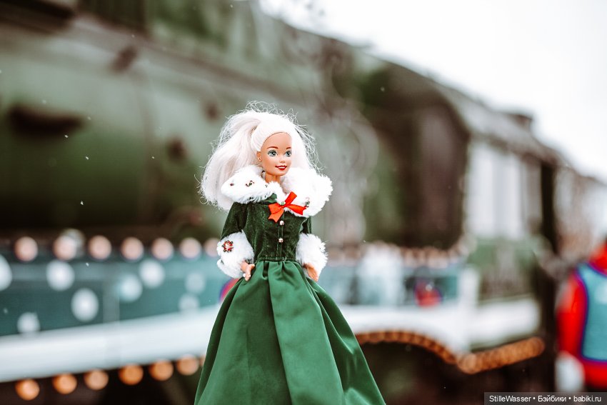 Поезд Деда Мороза и моя самая новогодняя Барби
