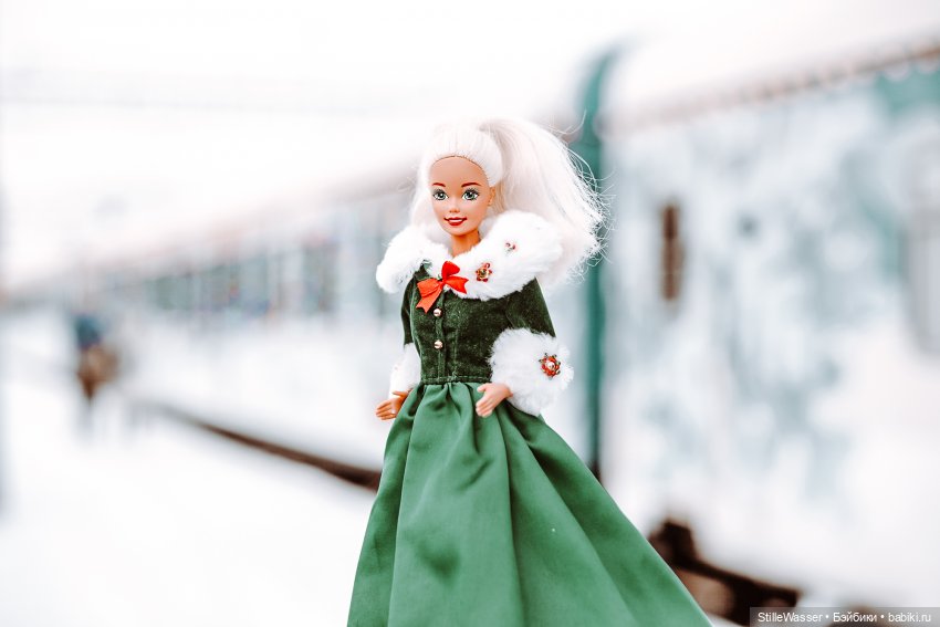 Поезд Деда Мороза и моя самая новогодняя Барби (фото 4)