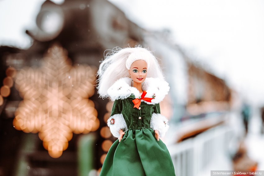Поезд Деда Мороза и моя самая новогодняя Барби