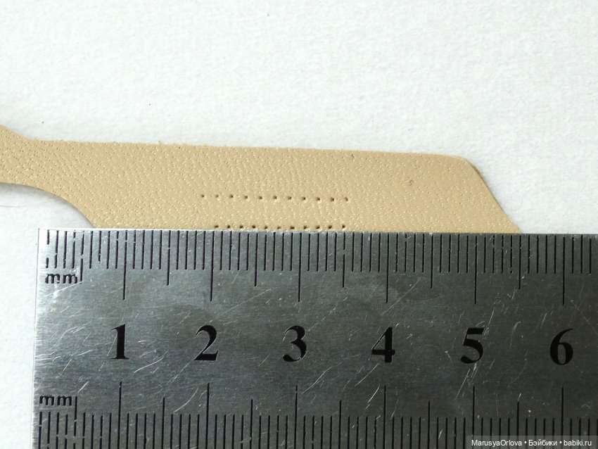 Обувь для кукол. Разметчик для швов своими руками (фото 7)