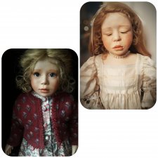 Куклы, сделанные с душой... Авторские студийные девочки Christine Orange