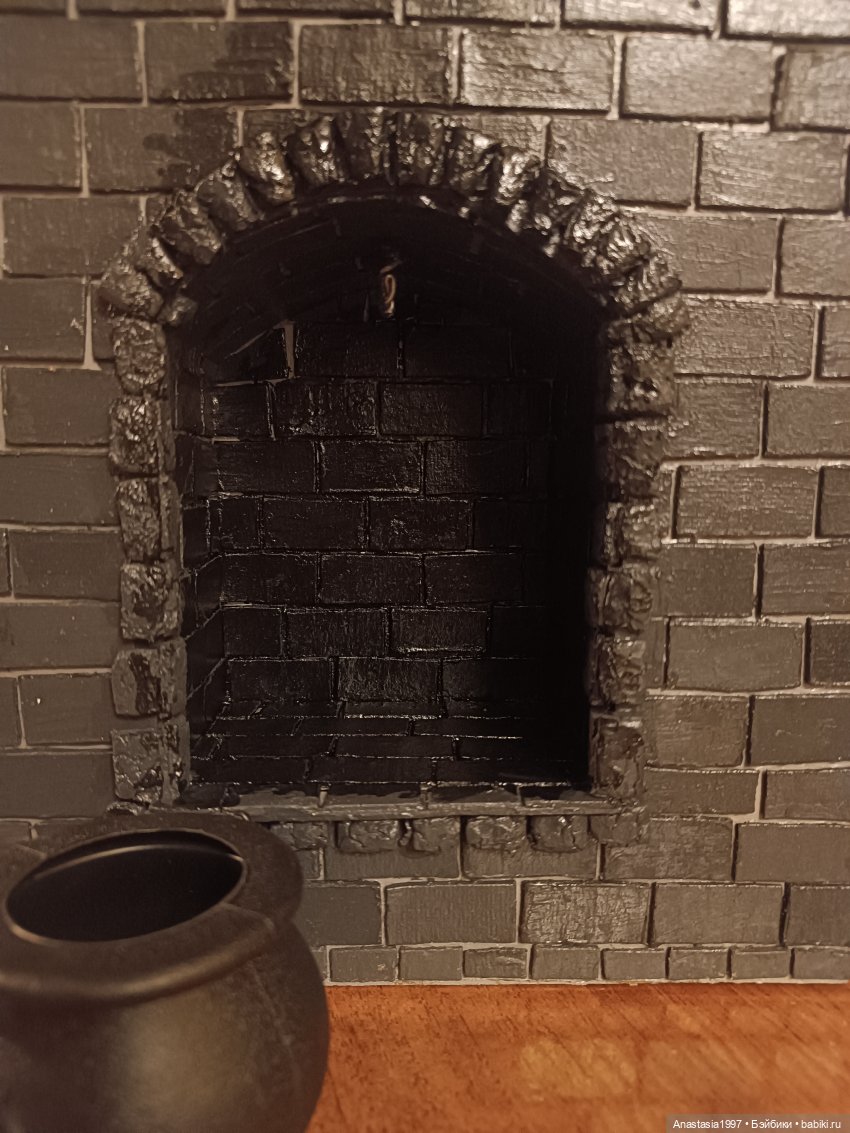 Строим камин — Кукольная миниатюра своими руками: еда