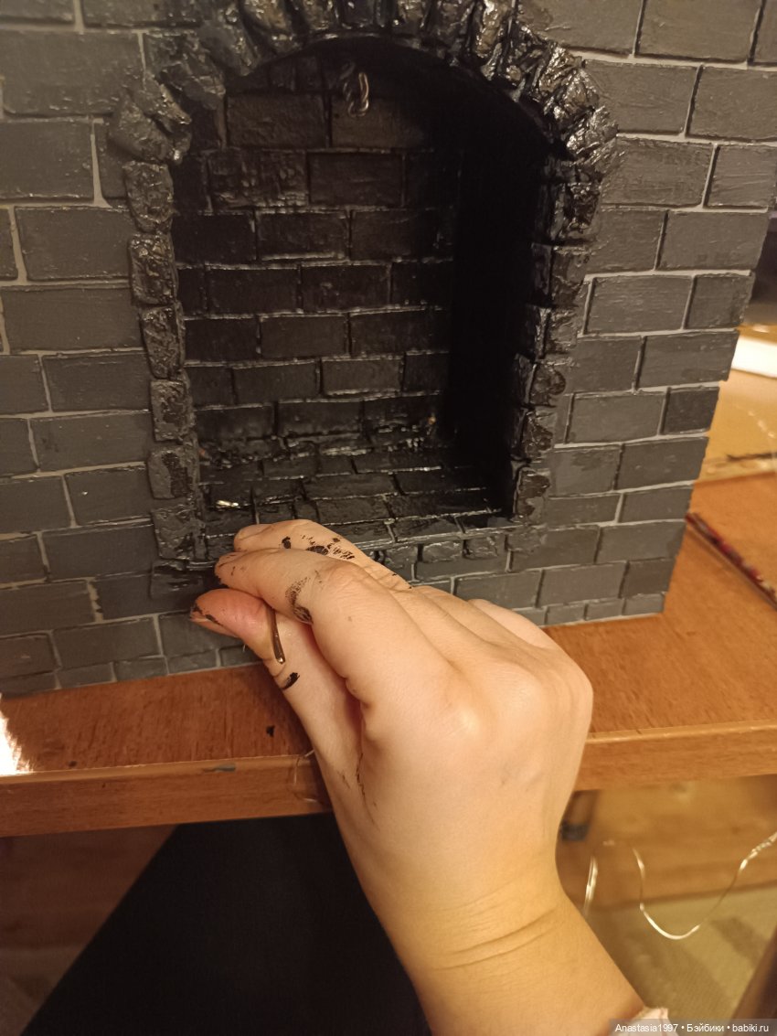 Строим камин — Кукольная миниатюра своими руками: еда