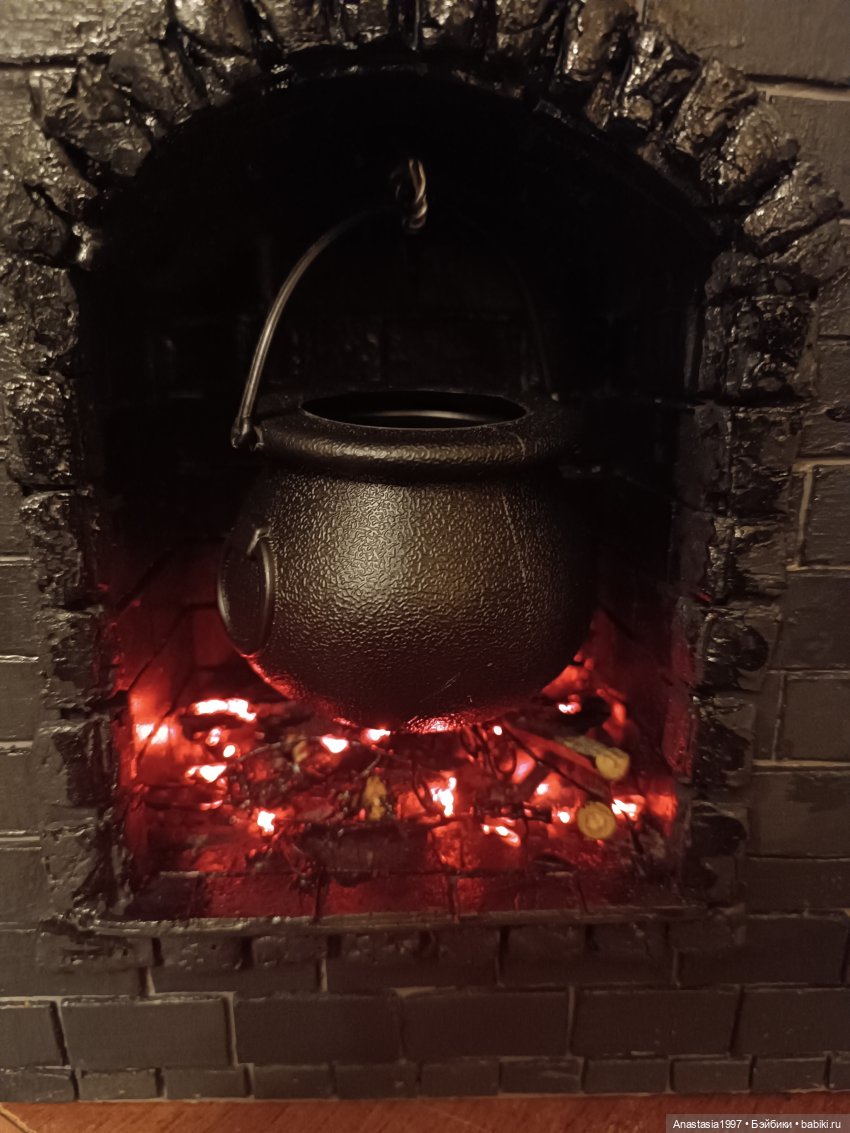 Строим камин — Кукольная миниатюра своими руками: еда